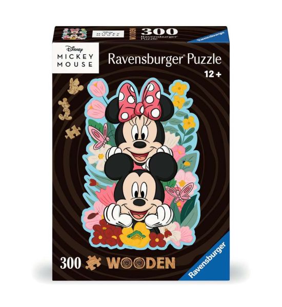 Ravensburger Wooden Puzzle Disney Mickey&Minnie 00.762