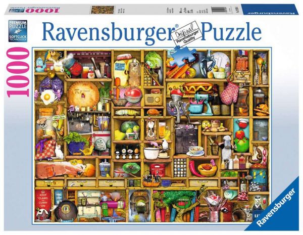Puzzle 1000 Teile Kurioses Küchenregal 00.019.298