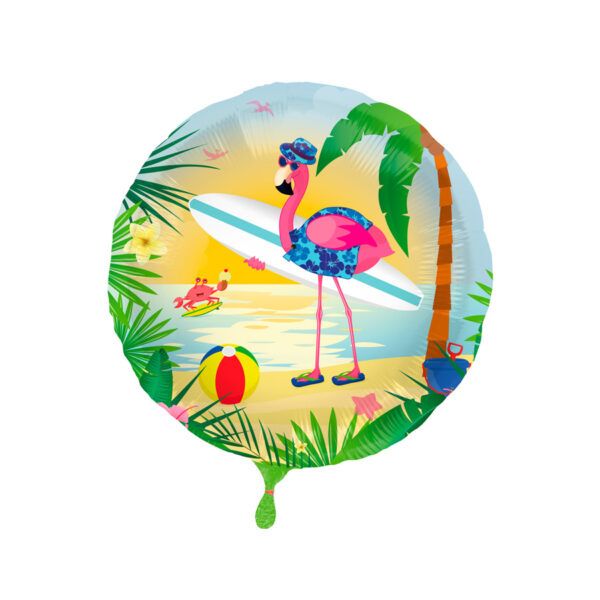 Folienballon Flamingo mehrfarbig