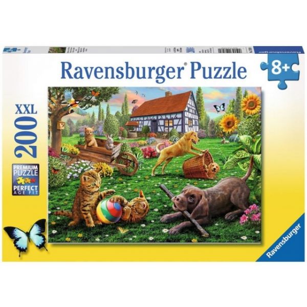 Ravensburger Puzzle Entdecker auf 4 Pfoten 200 Teile 12.828