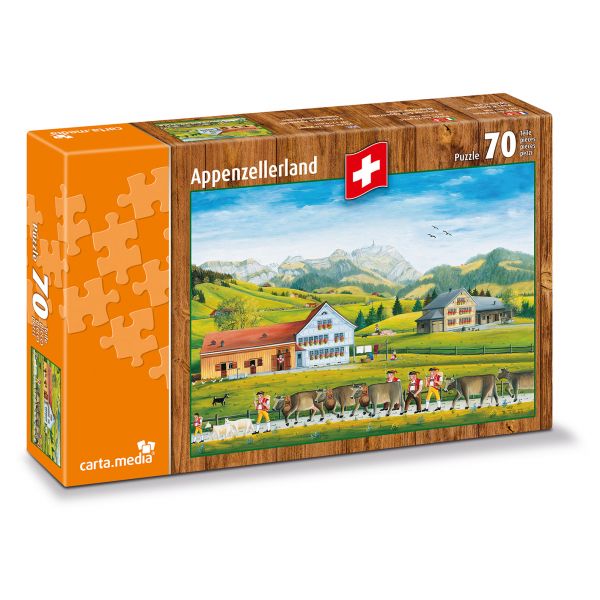 Puzzle Appenzellerland 70 Teile