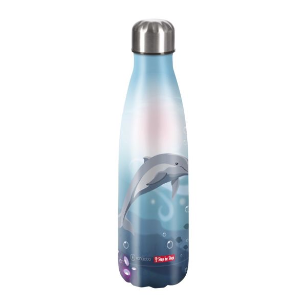 Step by Step Edelstahl-Trinkflasche Dolphin Pippa