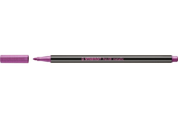 Stabilo Pen 68 Fasermaler metallic pink