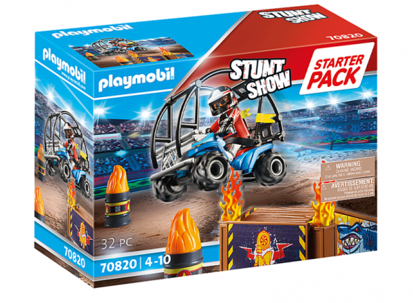 PLAYMOBIL Starter Pack Stuntshow Quad mit Feuerrampe 70820