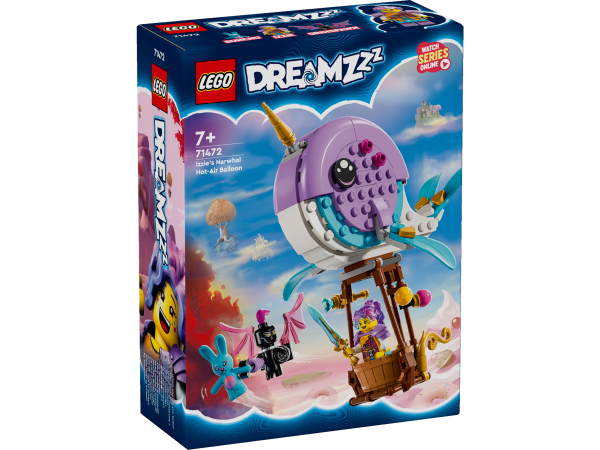 LEGO DREAMZzz Izzies Narwal-Heissluftballon 71472
