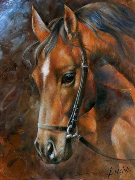 Diamond Painting Pferd 40 x 30 cm
