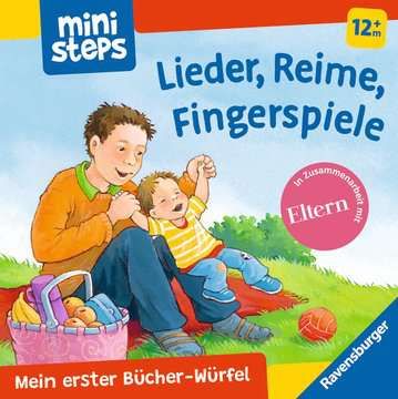 Ministeps Mein erster Bücher-Würfel: Lieder, Reime, Fingerpiele (Bücher-Set)