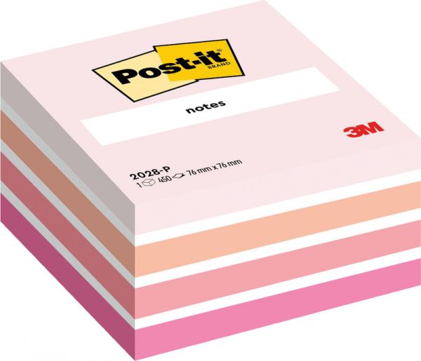 Post-it Würfel pink