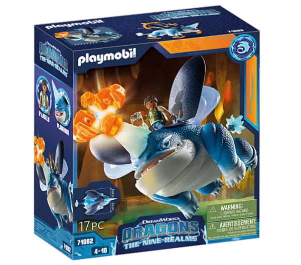 PLAYMOBIL Dragons: The Nine Realms - Plowhorn & D'Angelo 71082