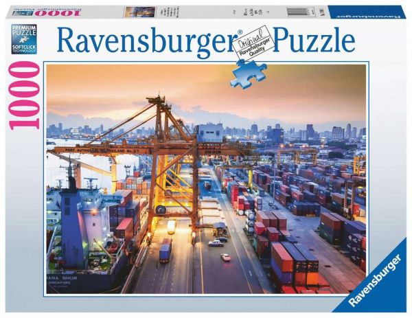 Puzzle 1000 Teile Hafen in Hamburg 017.091