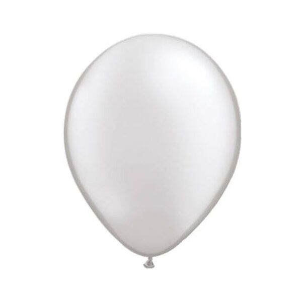 Latexballon silber metallic 100 Stück