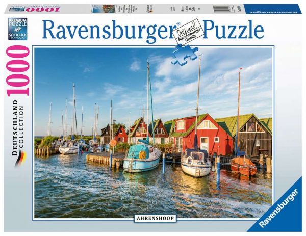 Puzzle 1000 Teile Romantische Hafenwelt von Ahrenshoop 17.092