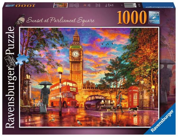 Puzzle 1000 Teile Sonnenuntergang in London 17.141