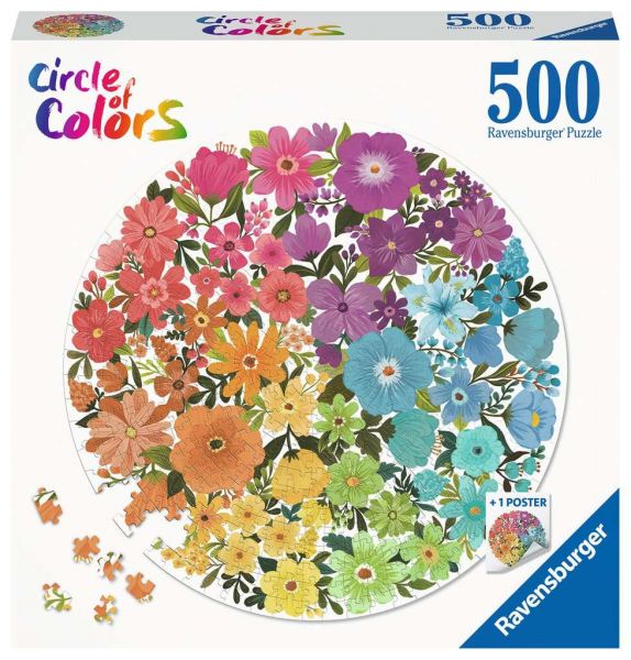 Puzzle 500 Teile Circle of Colors - Flowers 017.167