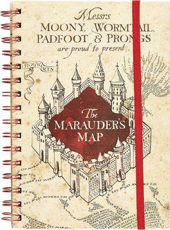 Harry Potter: The Marauders Map - A5 Notizbuch