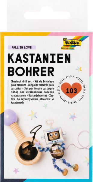 Kastanien Bohrer Set