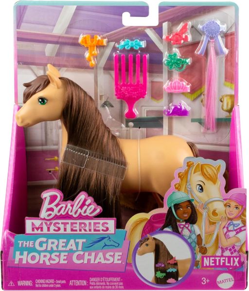 Barbie Mysteries Pony braun