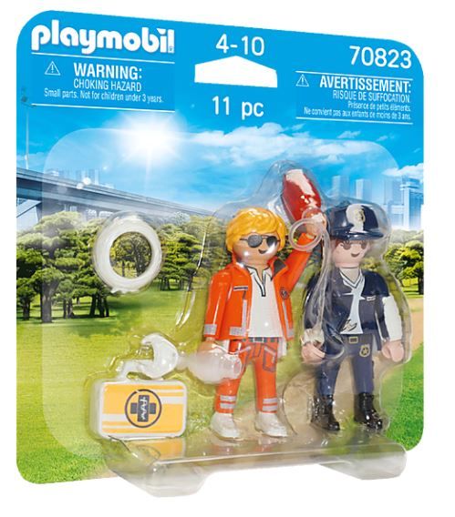 PLAYMOBIL DuoPack Notarzt und Polizistin 70823