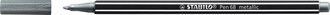 Stabilo Pen 68 Fasermaler metallic silber