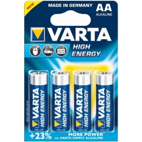 Varta High Energy AA 4 Batterien