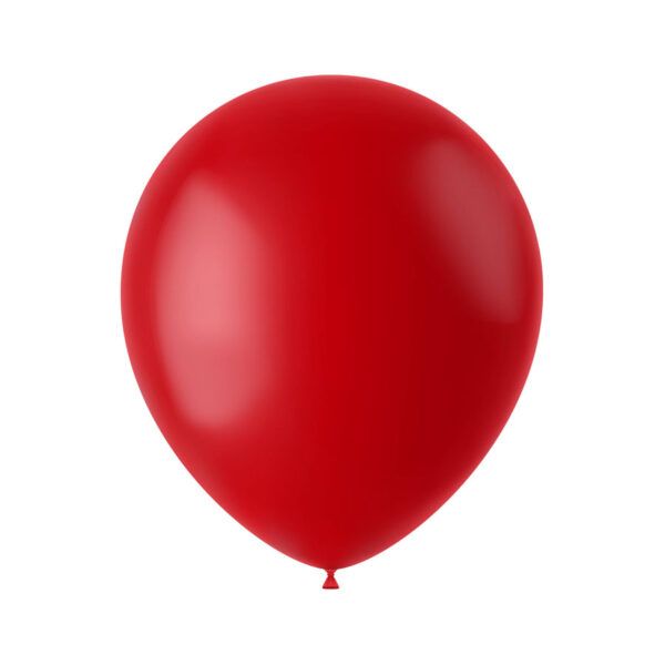 Latexballons matt rubinrot