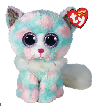 Ty Beanie Boos Regular Opal - Pastel Cat