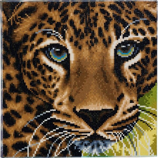 Crystal Art Leopard 30 x 30cm