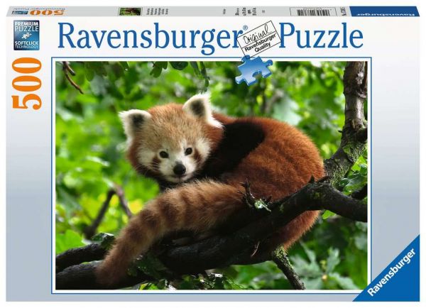 Puzzle 500 Teile Süsser roter Panda 17.381