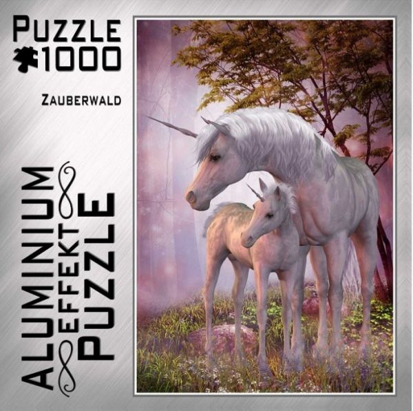 Puzzle Aluminium Effekt Zauberwald 1000 Teile