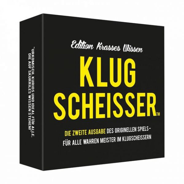 Klugscheisser 2 Black Edition - Krasses Wissen
