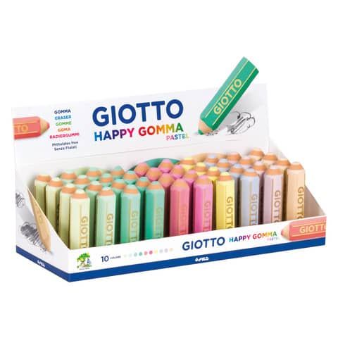 Giotto Happy Gomma Radierer in Stiftform Pastell