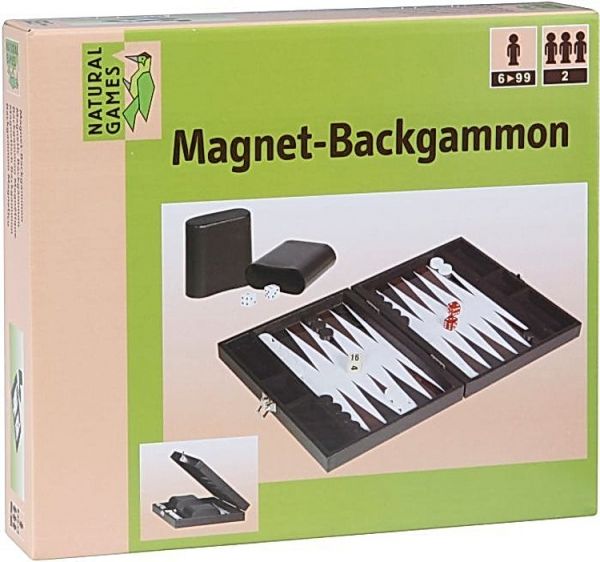 Natural Games Magnet-Backgammon 22,5x33,5 cm