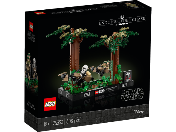 LEGO® Star Wars™ Verfolgungsjagd auf Endor™ – Diorama 75353