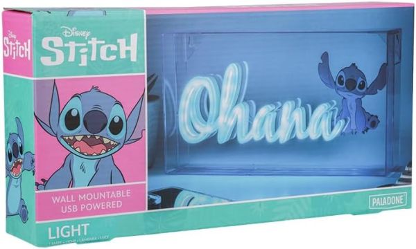 Stitch Ohana LED Neon Leuchte