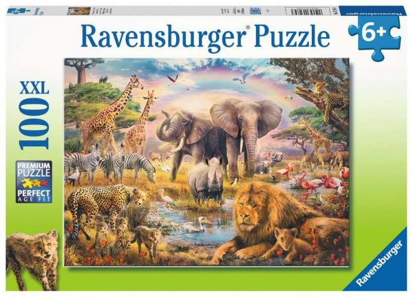 Puzzle 100 XXL Teile Afrikanische Savanne 13.284
