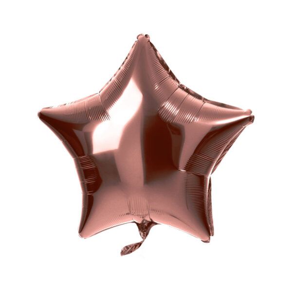 Folienballon Stern bronze