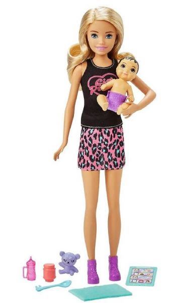 Barbie Skipper Babysitter Puppe mit Baby