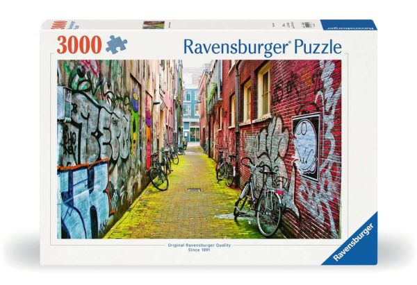 Puzzle 3000 Teile Street Art in Amsterdam