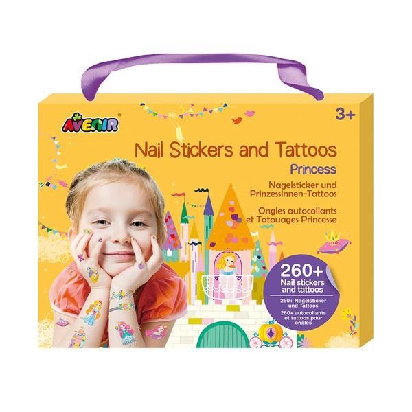 Nail Stickers and Tattoos Princess