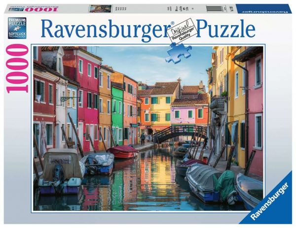 Puzzle 1000 Teile Burano in Italien 17.392