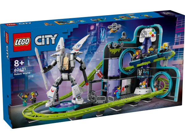 LEGO City Achterbahn mit Roboter - Mech 60421