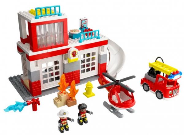 LEGO DUPLO Feuerwehrwache mit Hubschrauber 10970