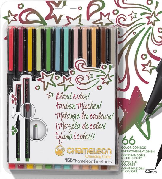 CHAMELEON™ Fineliner Changing Color 12 Stifte