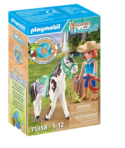 PLAYMOBIL Ellie & Sawdust mit Westernübung 71358