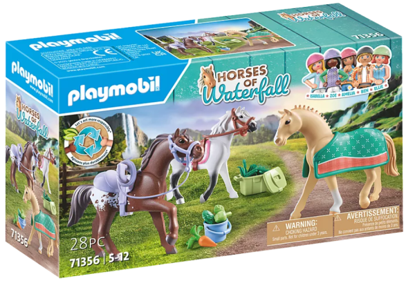 PLAYMOBIL 3 Pferde: Morgan, Quarter Horse & Shagya Araber 71356