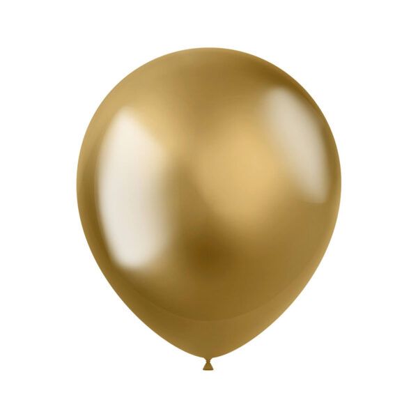 Latexballons intensiv gold 10 Stück