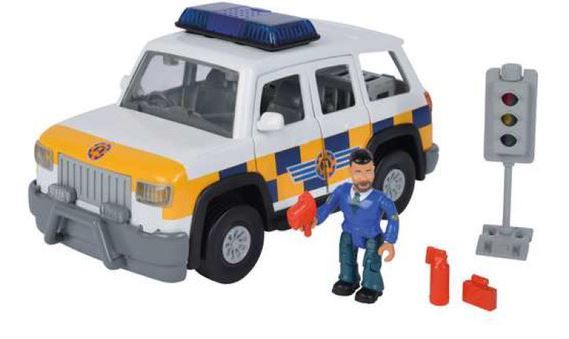 Feuerwehrmann Sam Polizeiauto 4x4 mit Figur