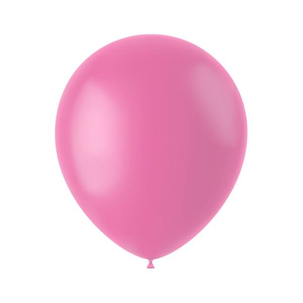 Latexballons matt rosarot