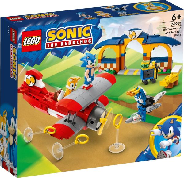 LEGO Sonic the Hedgehog™ Tails‘ Tornadoflieger mit Werkstatt 76991