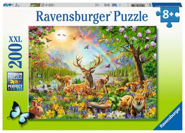 Puzzle 200 Teile Anmutige Hirschfamilie 13.352